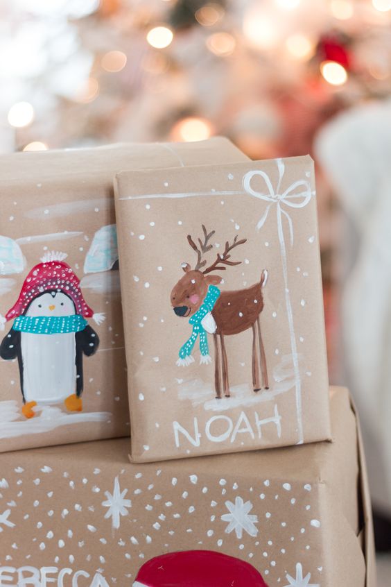 idées pour emballer vos cadeaux de Noël wooloo