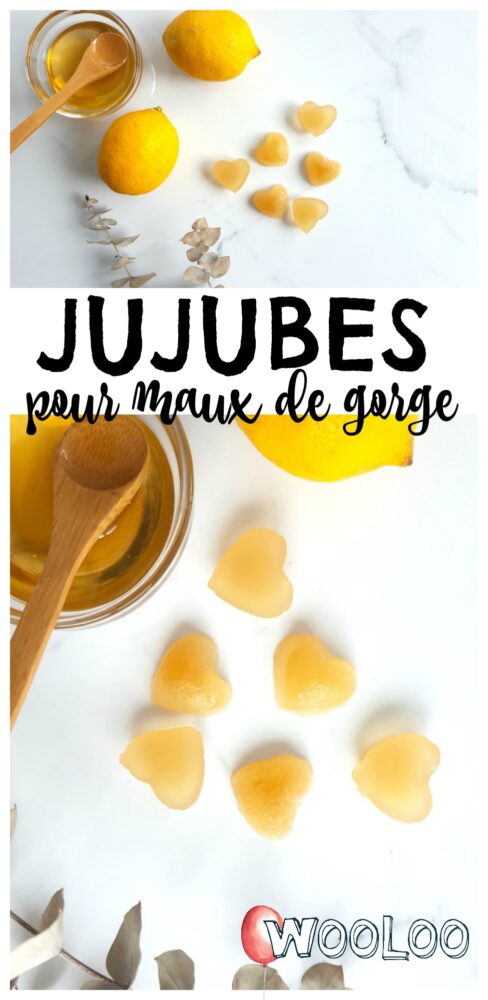 jujubes pour maux de gorge / wooloo