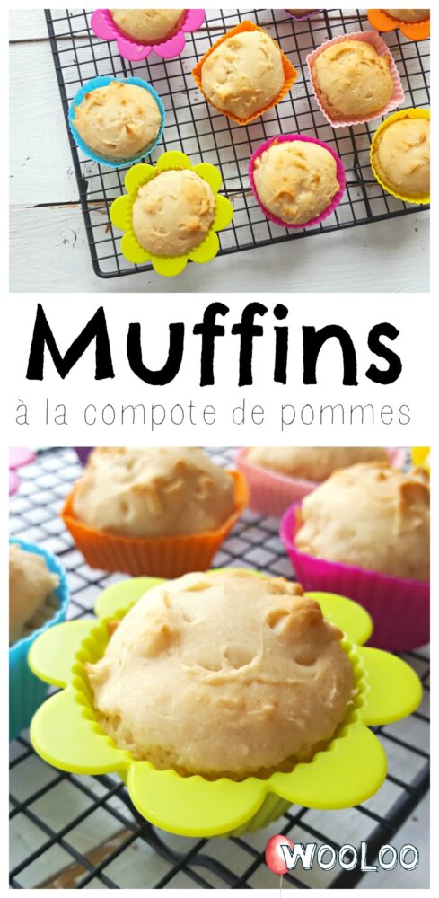 muffins à la compote de pommes wooloo
