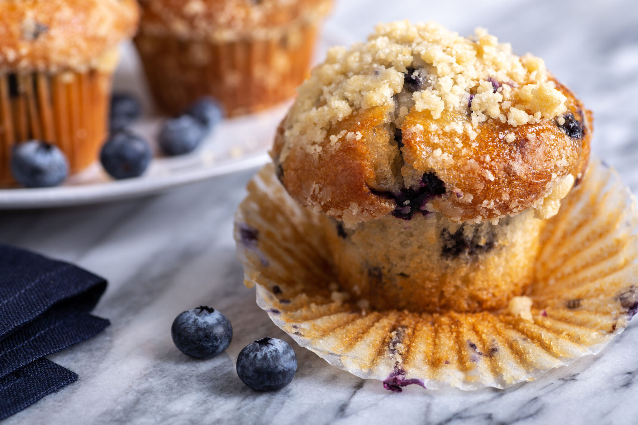 Muffins Streusel aux bleuets Wooloo Muffins Streusel aux bleuets Wooloo