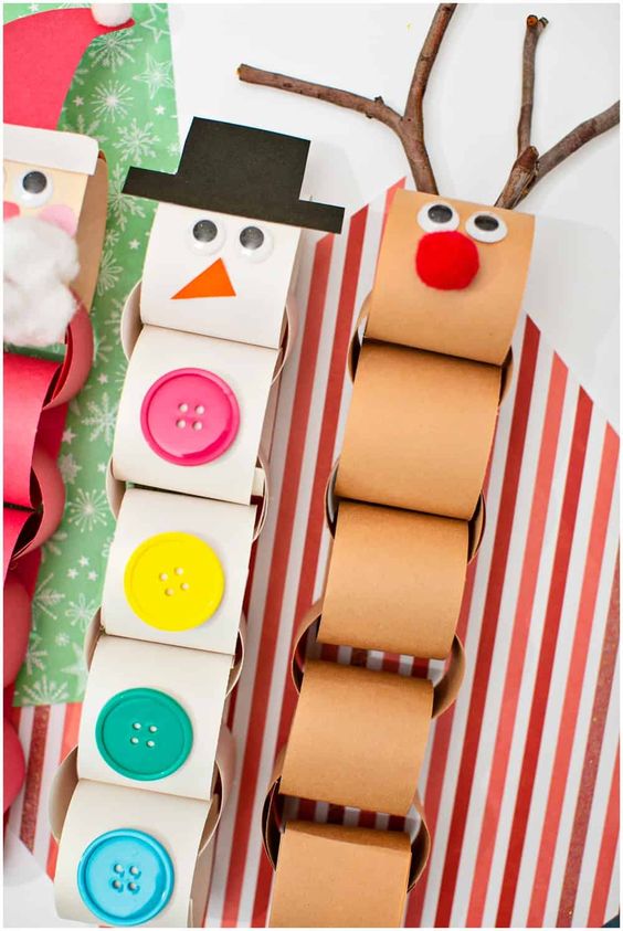 bricolages de Noël en rouleaux de papier-bonhomme de neige-2-wooloo