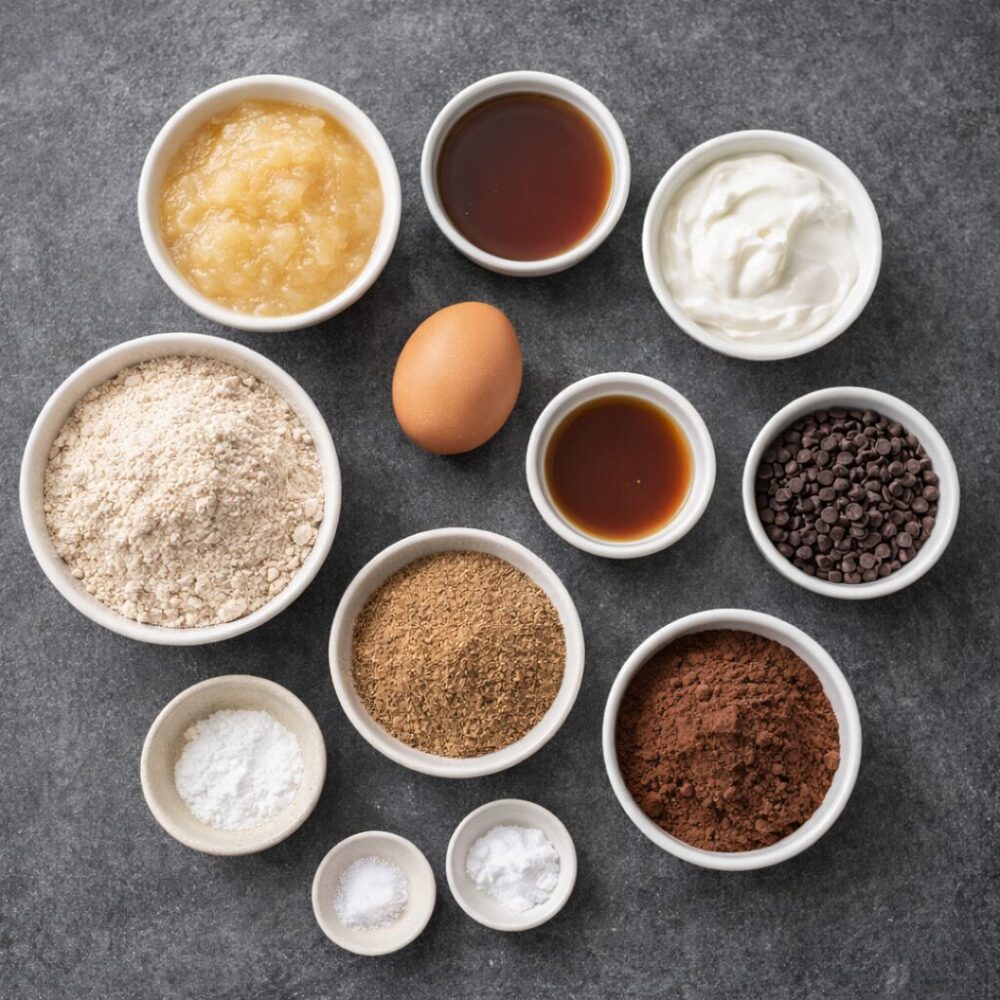 muffins double chocolat santé-wooloo-ingredients