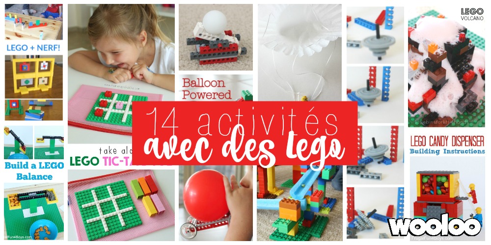 Les Blocs Lego, activités pour enfants avec fiches imprimables