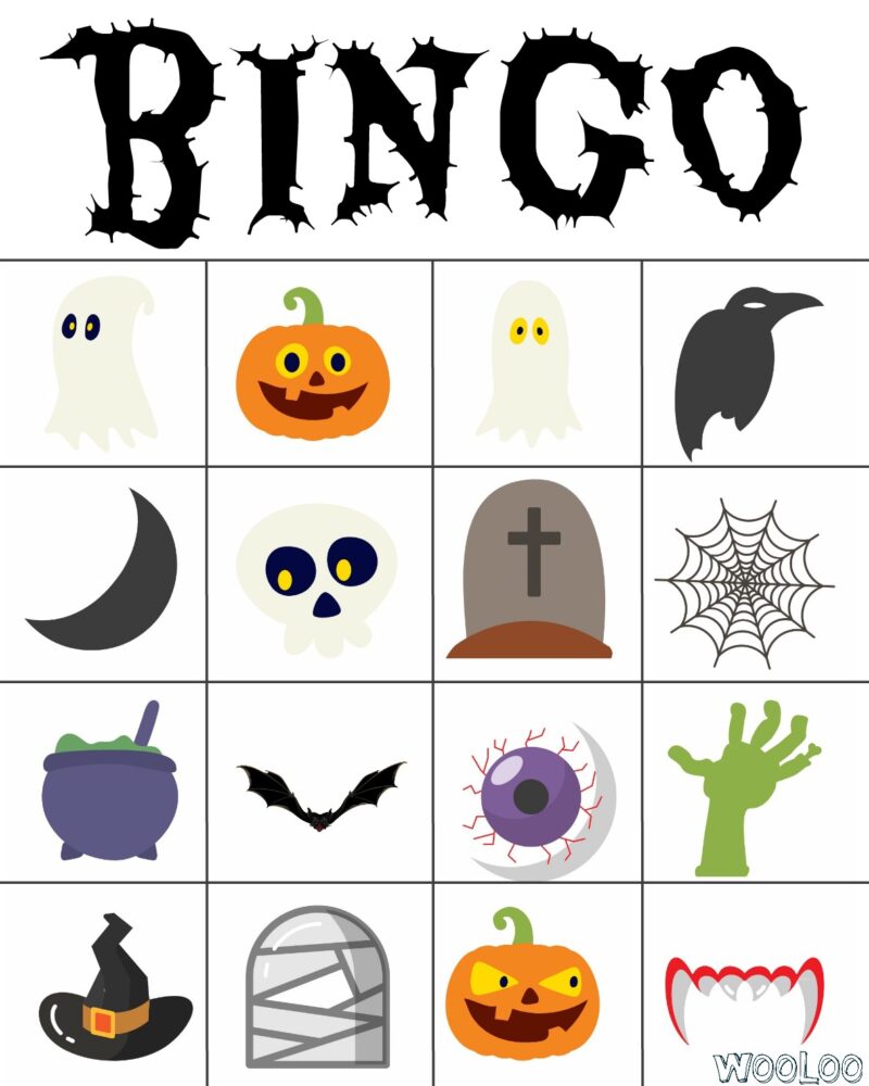 Bingo d'Halloween / wooloo