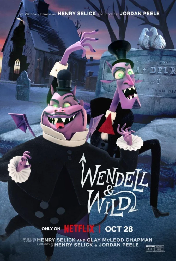 film d'Halloween Wendell & Wild Netflix
