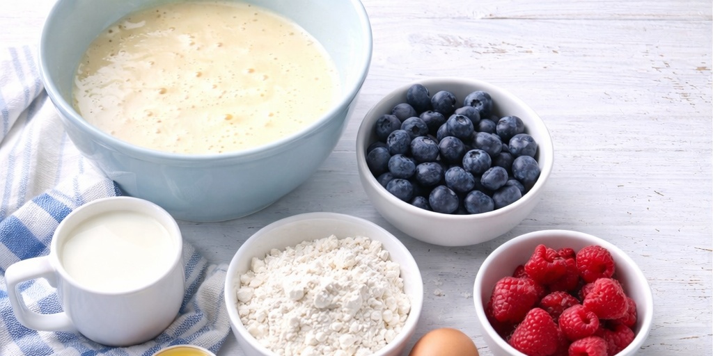 ingrédients pour faire une crêpe sur plaque au four