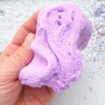 Vue de l'intérieur de la glu aérienne (fluffy slime)