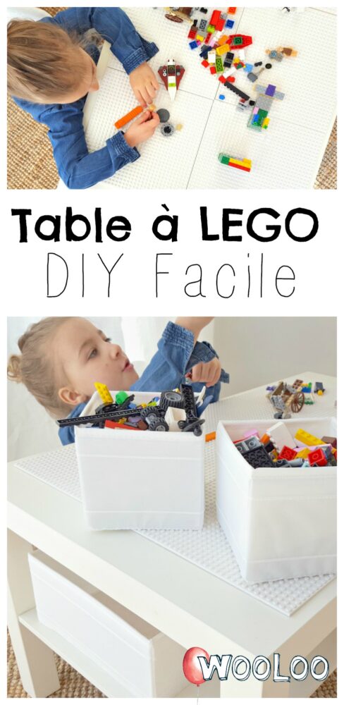 table à Lego DIY wooloo