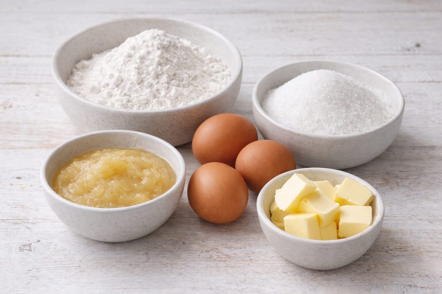 ingrédients muffins à la compote de pomme-wooloo