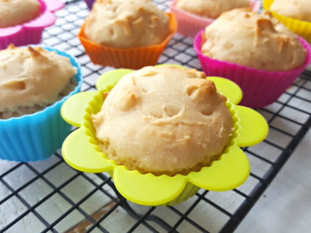 muffins à la compote de pommes wooloo