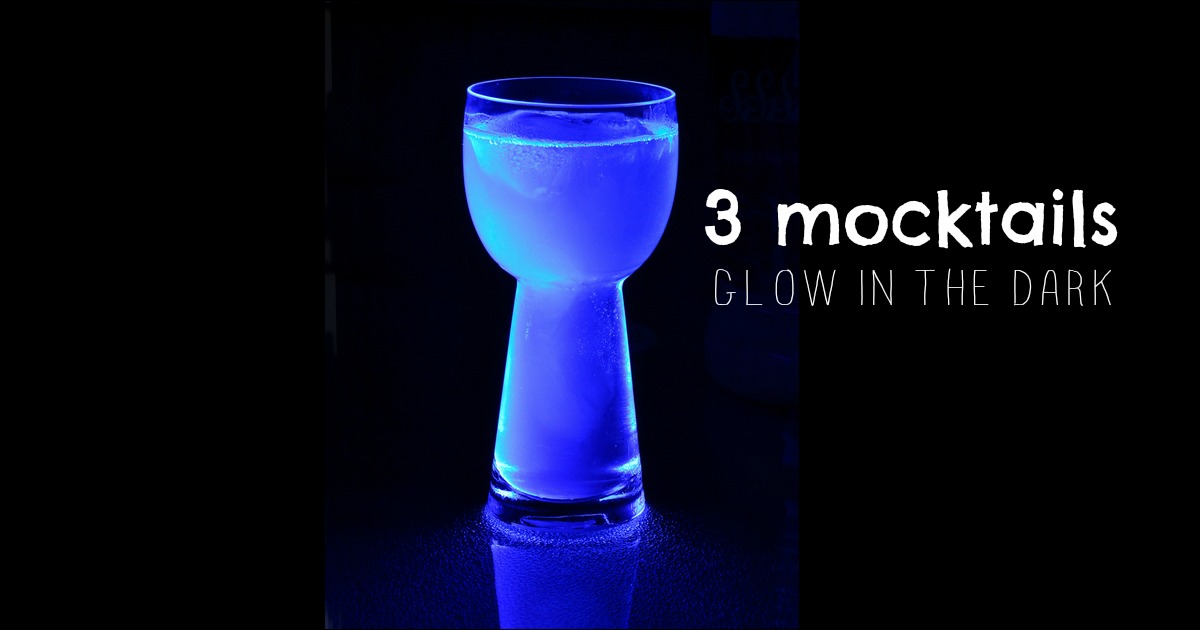 Trois recettes de Mocktail pour vos partys Glow in the dark wooloo