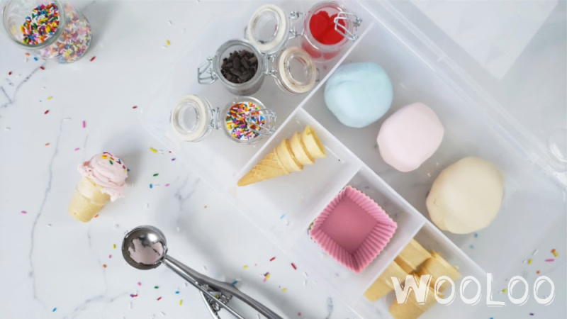 Ensemble de pâte à modeler DIY - Marchand de glace - Wooloo
