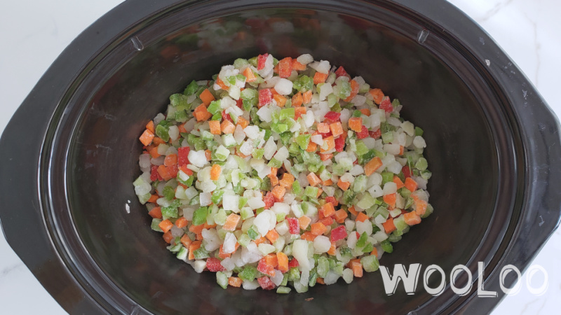 légumes pour faire une sauce à spaghetti à la mijoteuse 