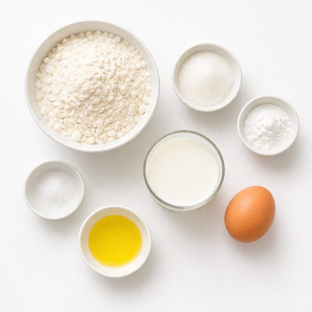 pancakes faciles-ingrédients-wooloo