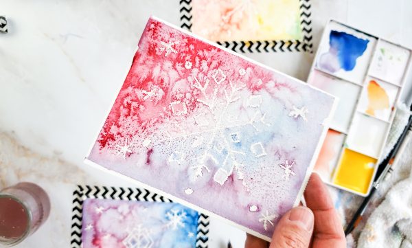 Peinture magique - Comment faire de jolies cartes avec de la peinture à