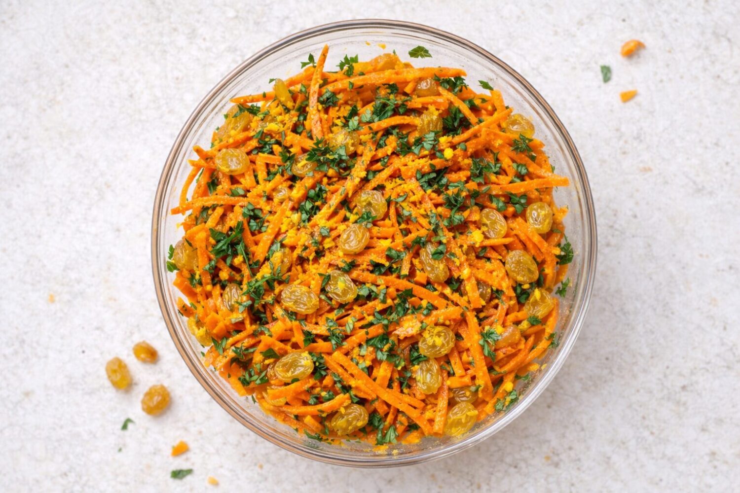 salade de carottes et raisins secs-wooloo