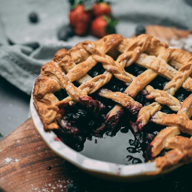 Zoom sur La meilleure tarte aux bleuets 