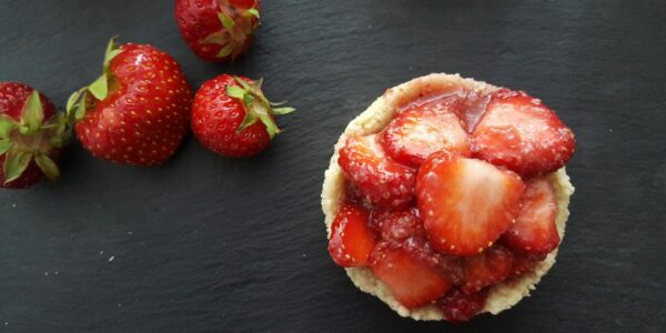gourmandes tarte aux fraises fraîches maison